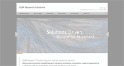 Desktop Screenshot of gemresearchsolutions.com